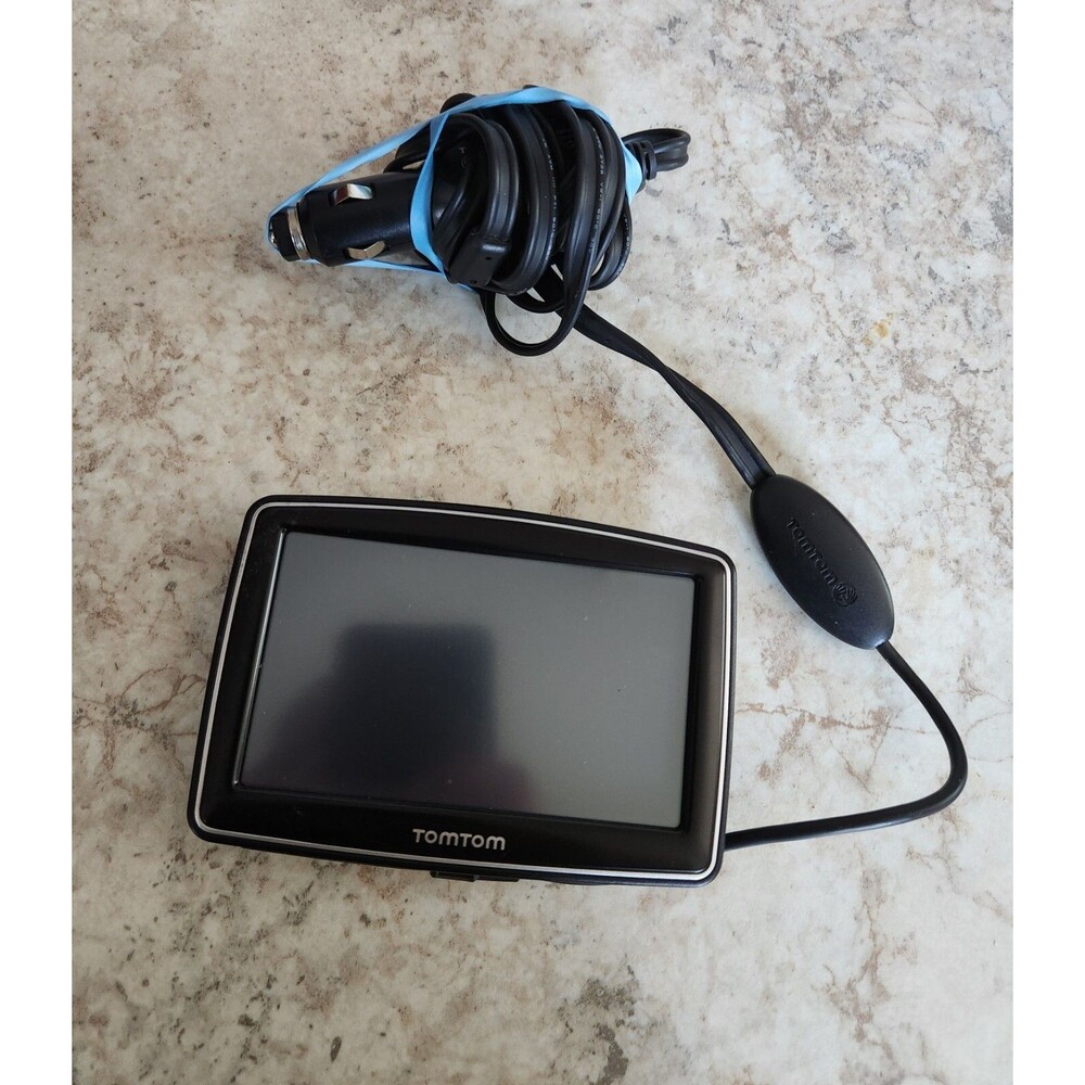 TomTom XL GPS Navigation N14644 Bundle with Car Charger Adapter Tested Works!